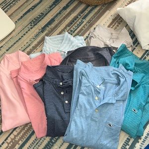 Men’s vineyard vines polos short sleeve Large